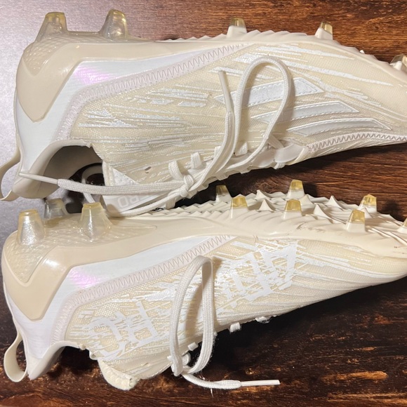 Adidas Adizero 12.0 'Triple White' football cleat with product code GX5413 - Picture 5 of 16